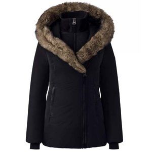 NWT MACKAGE Women's Ladies ADALI-SH Black Natural  Down Coat XS